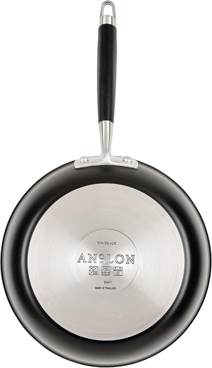 Advanced Ceramic Nonstick Pots and Pans, Induction Suitable, Dishwasher Safe, 9 Piece Cookware Set - Black with Cream Ceramic Interior11