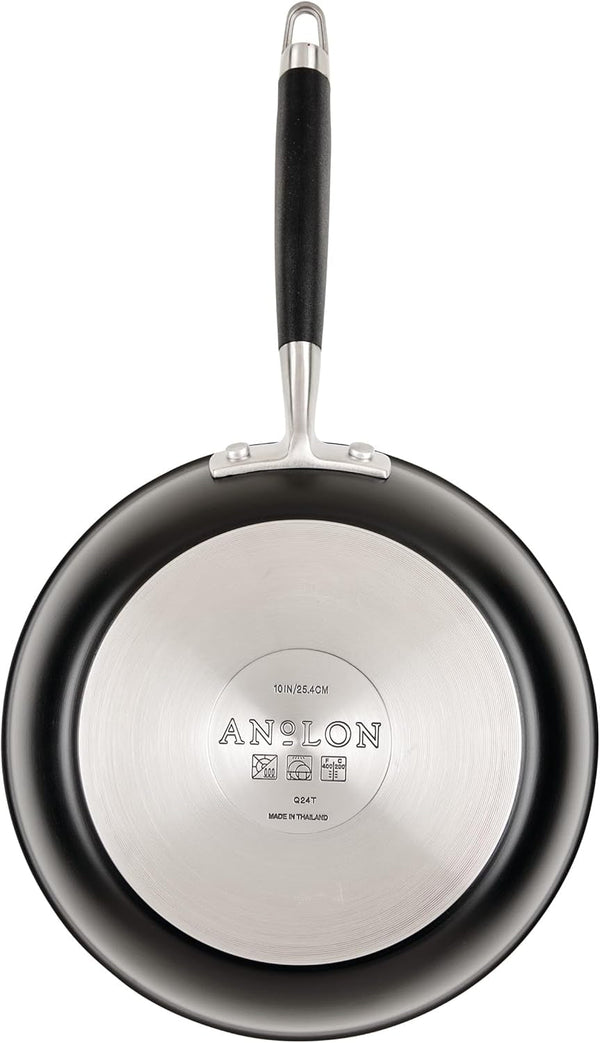 Advanced Ceramic Nonstick Pots and Pans, Induction Suitable, Dishwasher Safe, 9 Piece Cookware Set - Black with Cream Ceramic Interior11