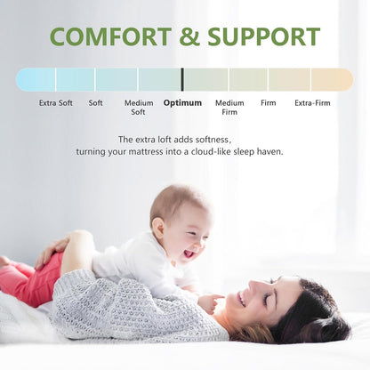 Premium Viscose Made from Bamboo Twin XL Size Mattress Topper,1200 GSM Quilted Fitted Extra Thick Mattress Pad,Pillow Top Mattress Cover with Deep Pocket up to 21 Inches（39 * 80Inch）5