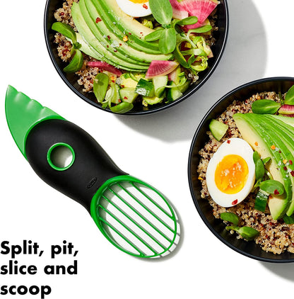 OXO Good Grips 3-In-1 Avocado Slicer - Green3