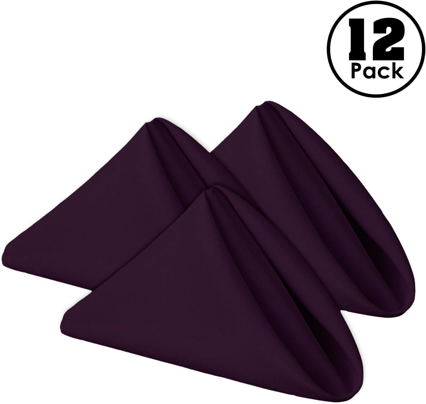 cloth-napkins-17-x-17-inch-eggplant-dinner-napkins-set-of-12-soft-absorbent-washable-fabric-cloth-table-napkins-with-hemmed-edges-for-hotel-restaurant-holiday-parties-wedding