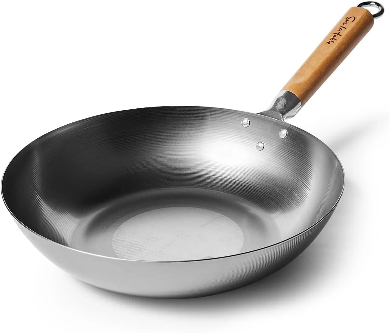 sur-la-table-carbon-steel-wok-gray