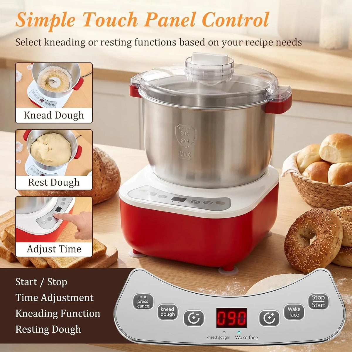 electric-dough-maker-7l-large-capacity-with-ferment-function-automatic-dough-kneading-machine-304-stainless-steel-bowl-for-bread-noodles-dumplings-pizza-dough-red