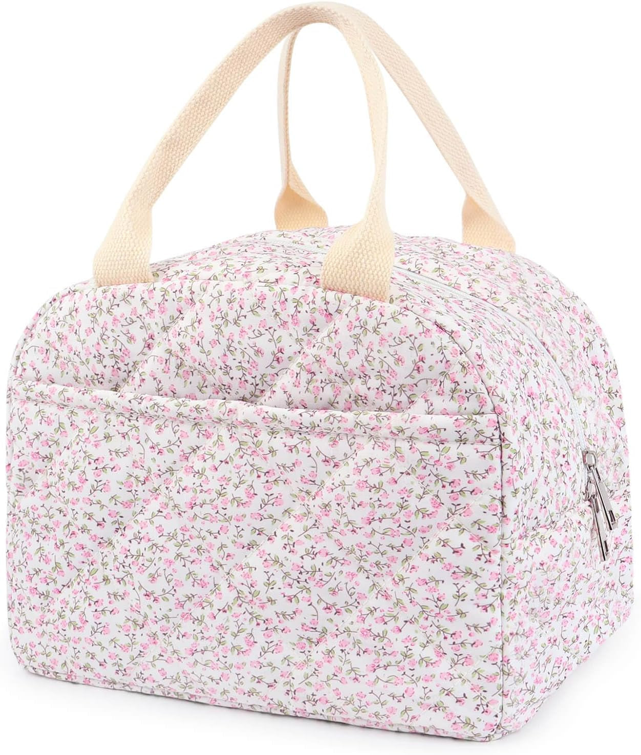 cotton-quilted-insulated-lunch-bag-reusable-quilted-floral-lunch-tote-bags