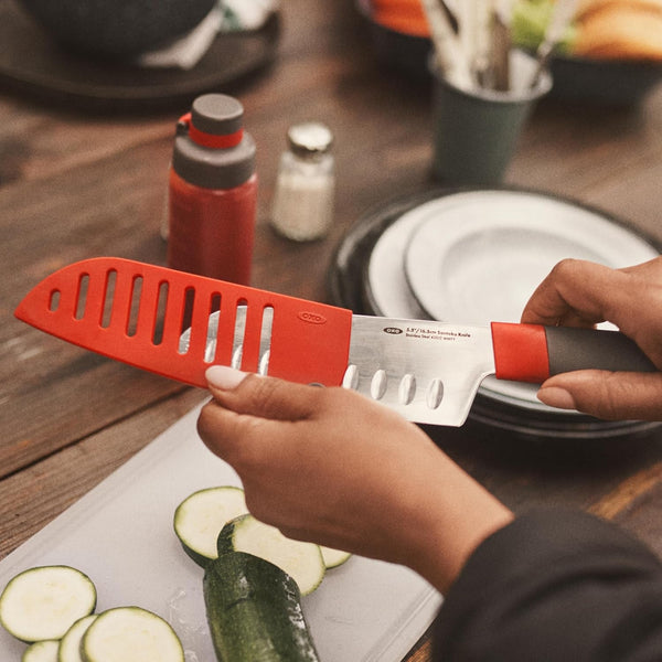 OXO Outdoor Santoku Knife with Locking Sheath - 5.5"8