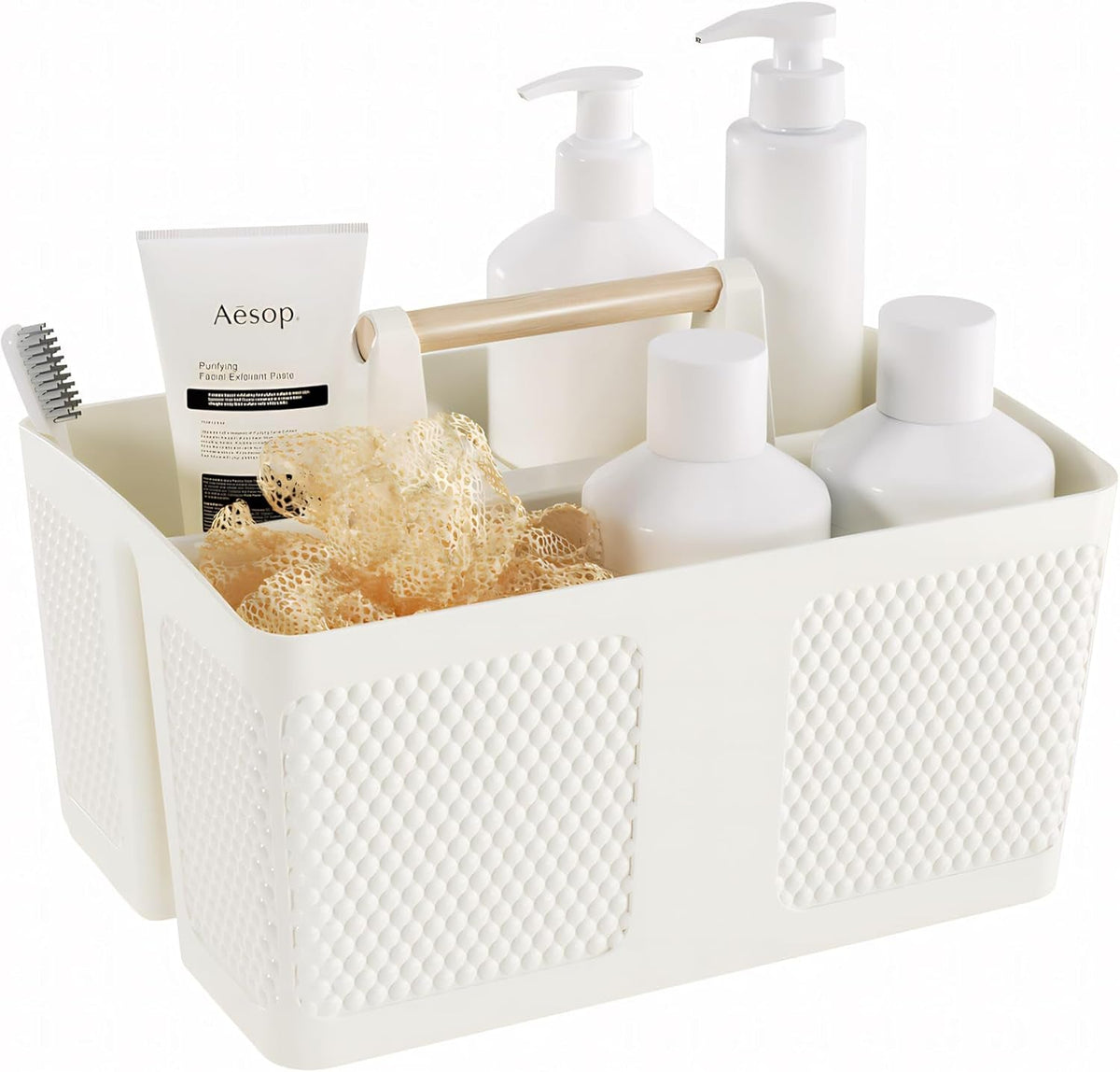 shower-caddy-portable-and-cleaning-caddy-organizer-for-bathroom-kitchen-toiletries-storage-caddy-organizer-with-handle-rust-resistant-durable-materialmilky-white-9-36l-7-73w-7-24h