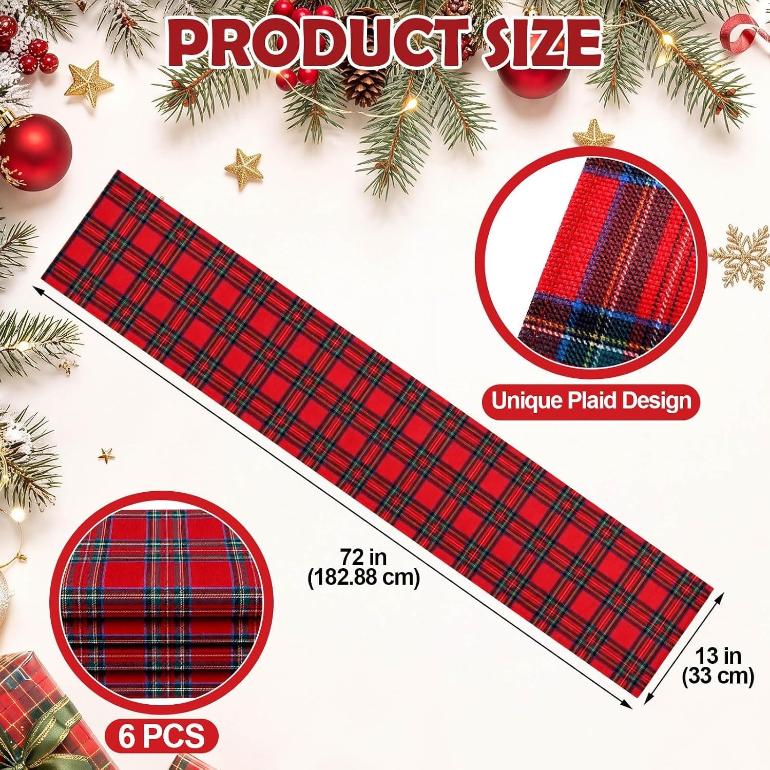 6-pcs-red-christmas-tartan-plaid-table-runner-13-x-72