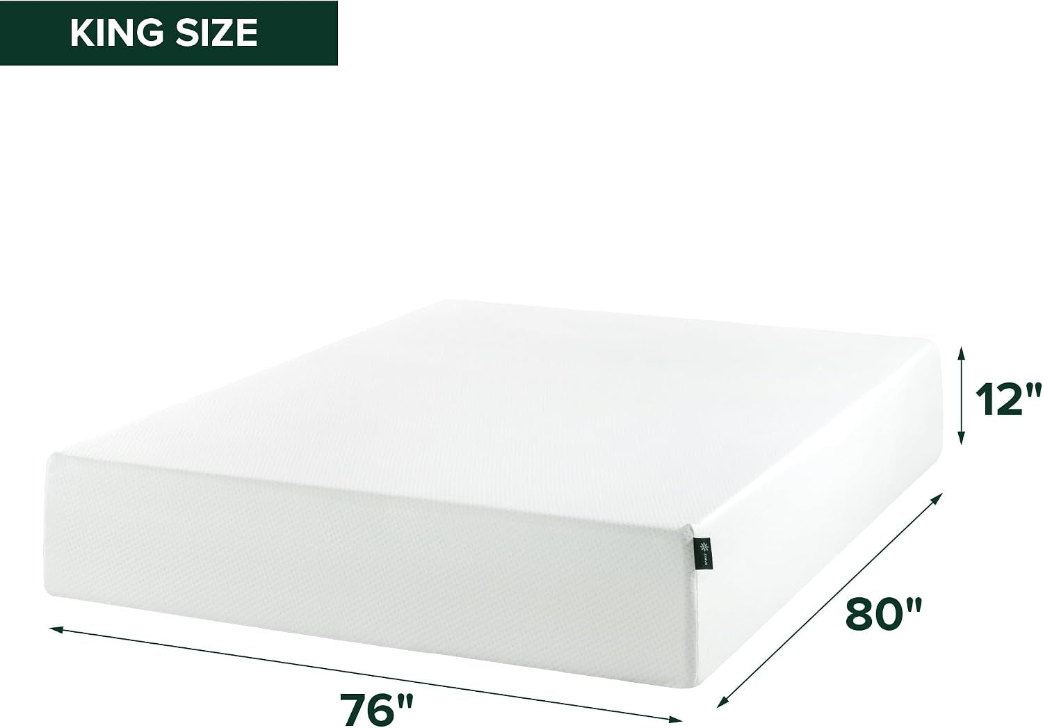 memory-foam-12-inch-green-tea-mattress-king-white