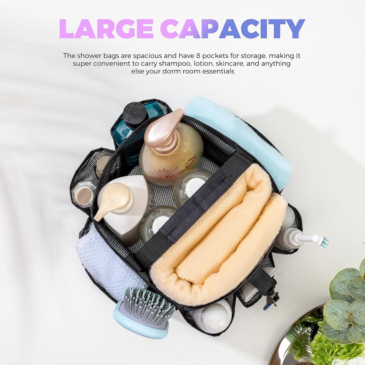 mesh-shower-caddy-portable-for-college-dorm-room-essentials-with-8-pocket-large-capacity-quick-dry-shower-bag-for-bathroom-beach-gym