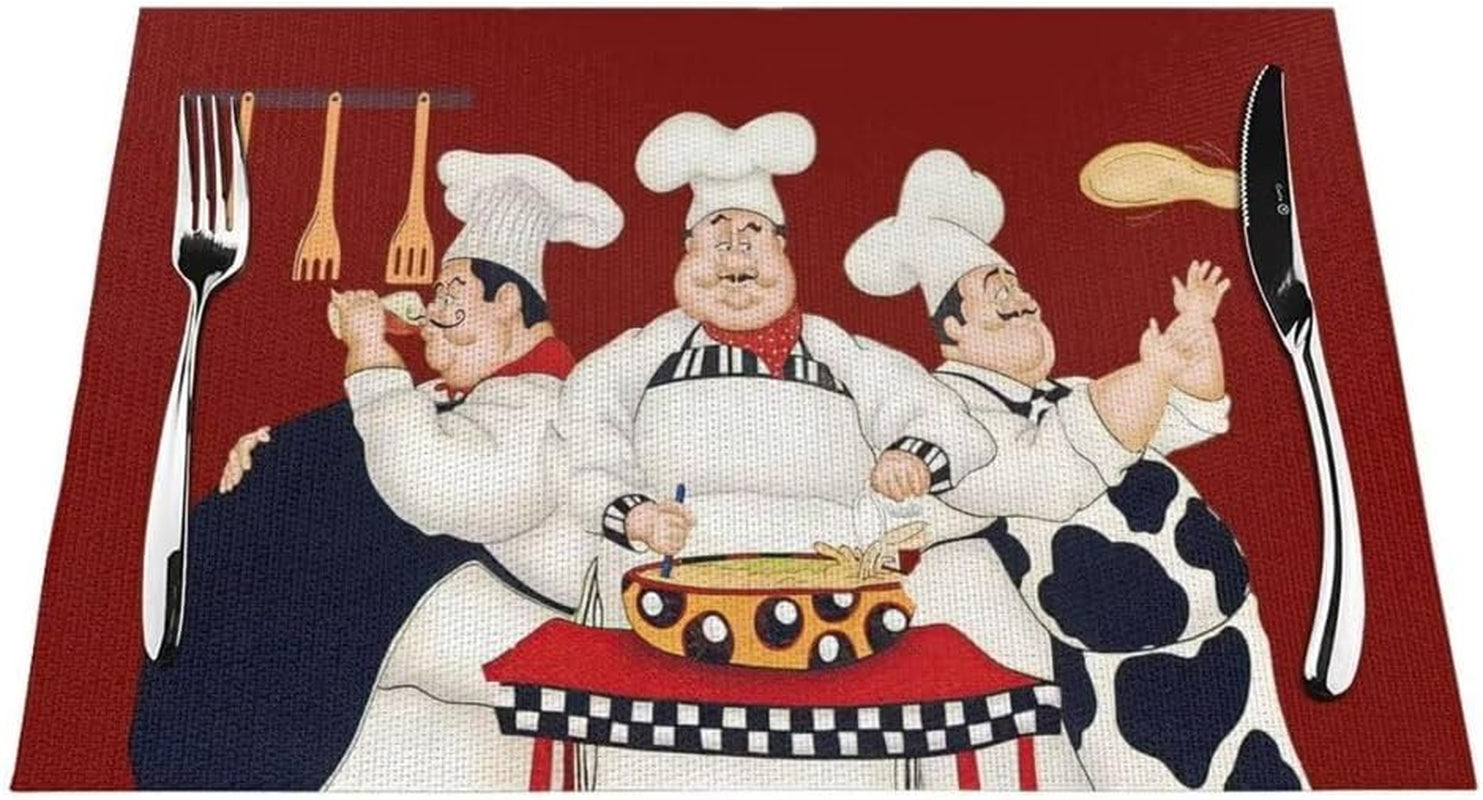 chef-placemats-set-of-4-three-chefs-heat-resistant-non-slip-artwork-dining-placemats-washable-table-mats-for-home-kitchen-18-l-x-12-w