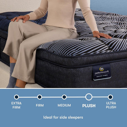 Perfect Sleeper X - Max 15" Plush Pillow Top Hybrid King Mattress2
