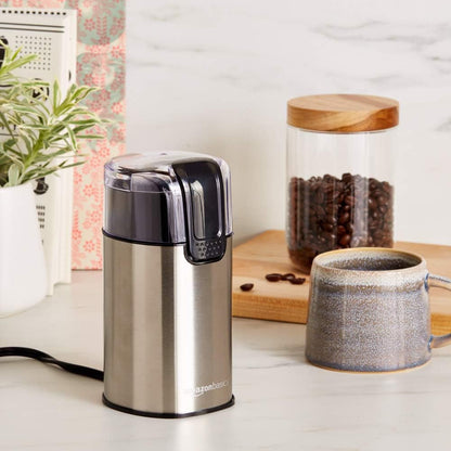 Fast Electric Coffee Grinder for Home Use, Easy to Use Coffee Bean and Spice Grinder with Heavy-Duty Stainless Steel Grind Blades7
