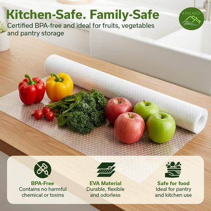 Shelf Liner Cabinet Liner Non-Adhesive Drawer Liner 17.7 in X 33 FT6