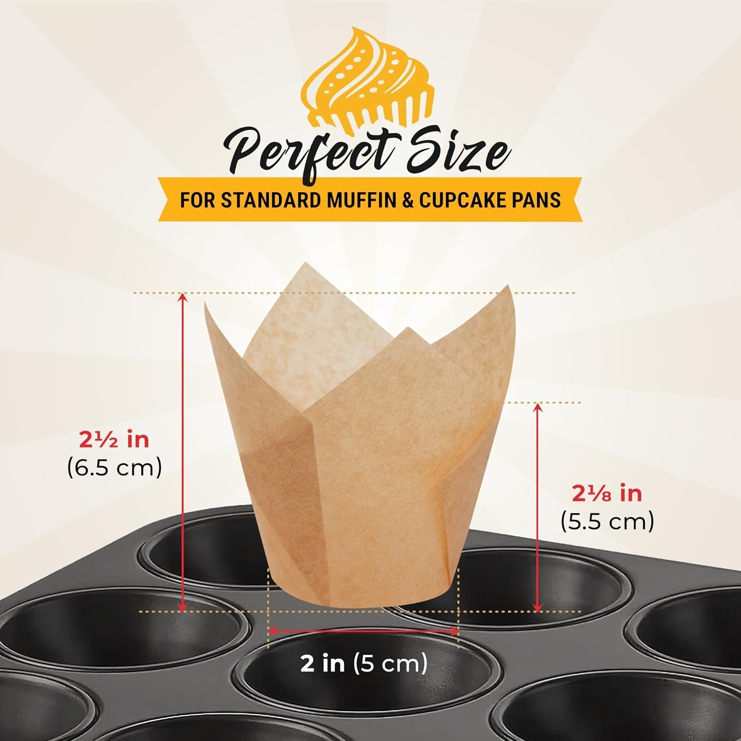 tulip-cupcake-liners-muffin-liners-for-baking-by-200pcs-of-parchment-paper-cups-wrappers-perfect-size-sturdy-greaseproof-easy-to-use-wedding-decor-natural-brown