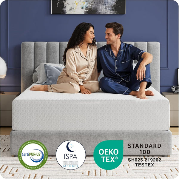 King Mattress 12 Inch, Medium Firm Memory Foam Mattress in a Box4