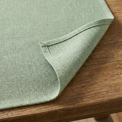 Sage Green Placemats Set of 6, 12X18 Inch Spring Summer Washable Holiday Table Mats for Party Kitchen Dining Decoration7