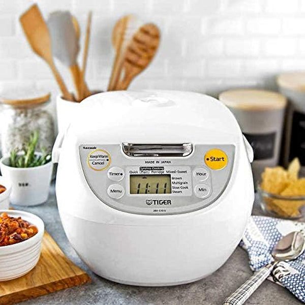 Japan Made Synchro-Cooking 5.5-Cup Micom Rice Cooker and Warmer with 10 Cooking Menu Settings, Stainless Steel Non-Stick Inner Pot and Tacook Cooking Plate, Lets You Cook Rice and Main Dish at the Same Time2