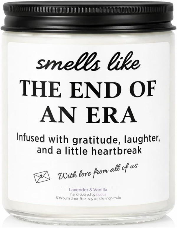 Coworker Leaving Gifts for Women, Goodbye Gifts for Coworkers, 9 Oz Candle1