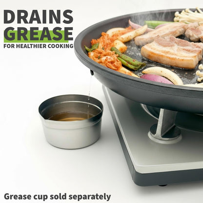 '- Korean BBQ Nonstick Grill Pan, KBBQ Grill Pan, Pfoa-Free, Dishwasher Oven Safe, Made in Korea8