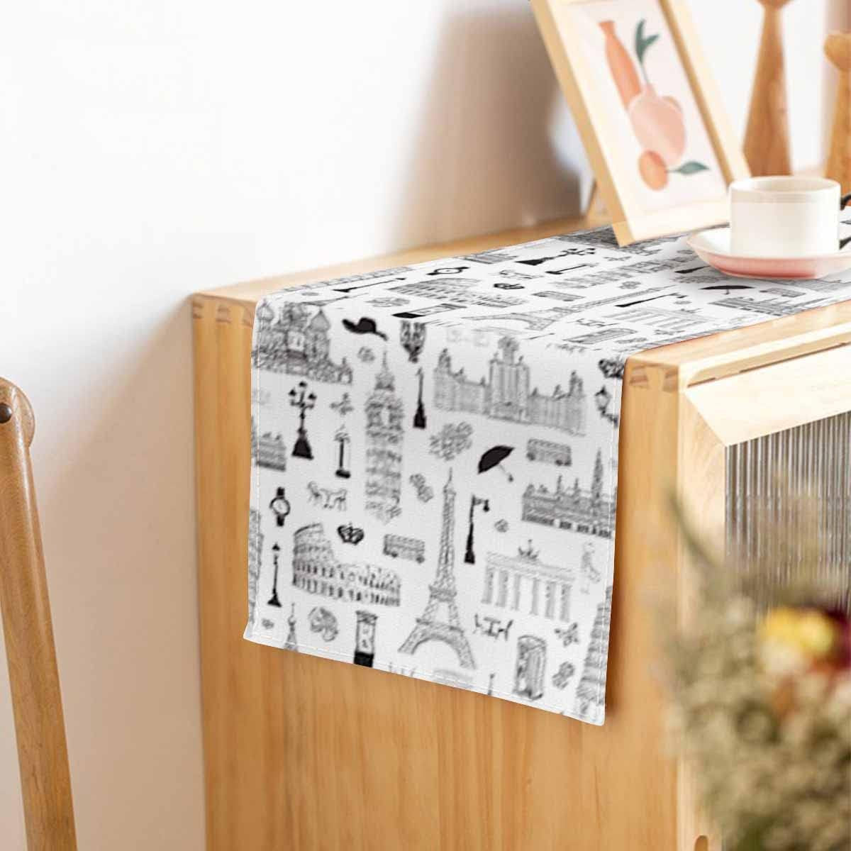 table-runner-europe-travel-famous-places-hand-drawn-map-cotton-linen-table-runner-decoration-for-kitchen-family-dinner-table-holiday-party-farmhouse-style-13-x-72-inch