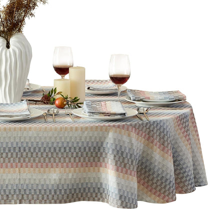 Chester Thanksgiving Tablecloth, 70 Inch Round9