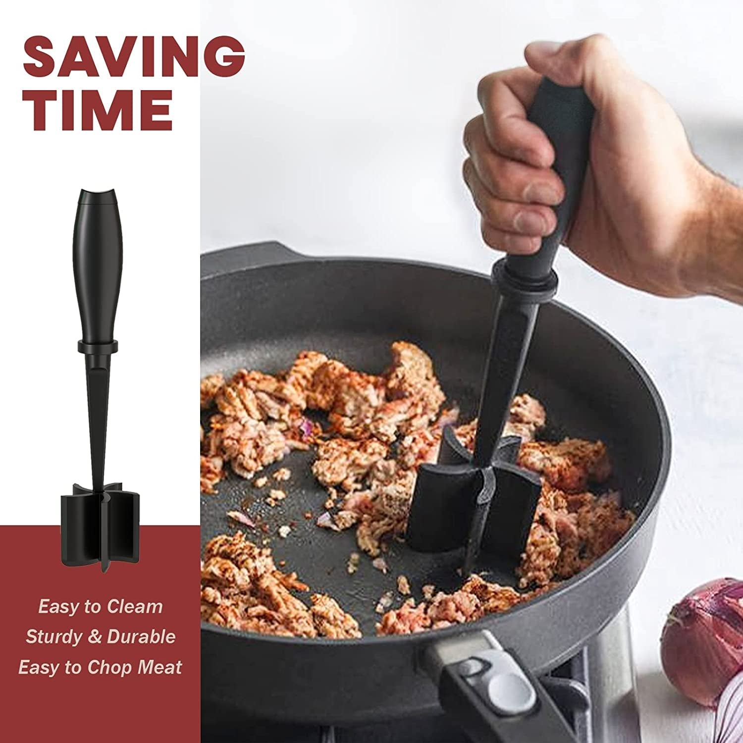 meat-chopper-hamburger-grinder-kitchen-smasher-for-ground-beef-heat-resistant-5-nylon-blade-burger-grinder-potato-mix-tool-meat-poultry-tenderizers-dishwasher-safe-black