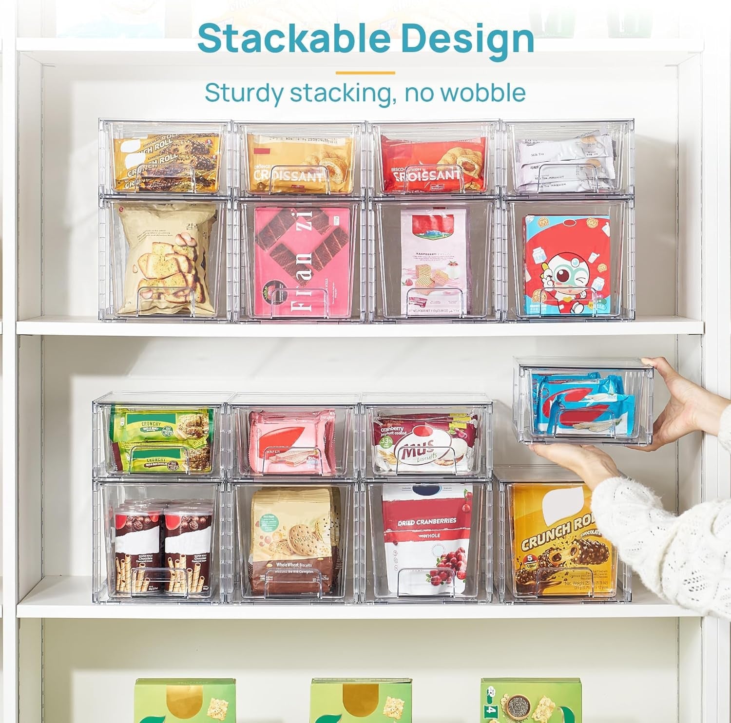 clear-stackable-storage-drawers-4-pack-kitchen-cabinet-set