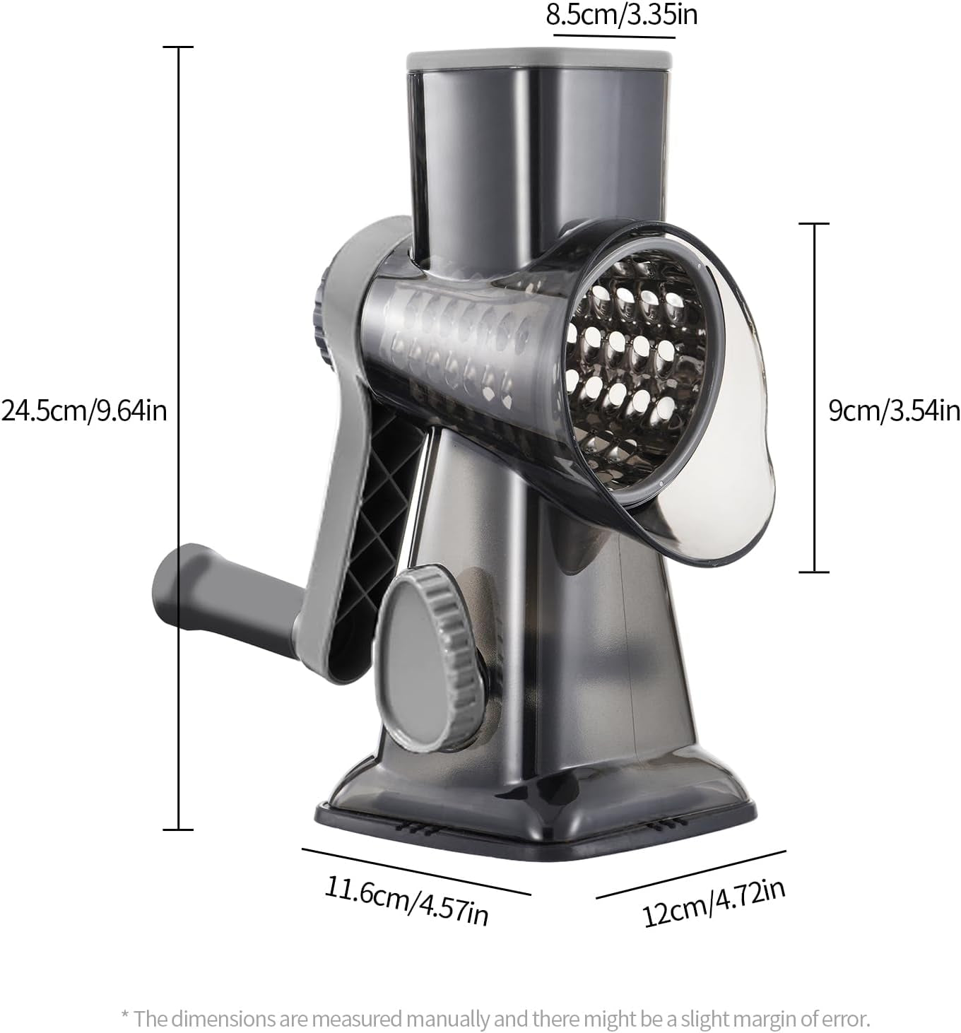 rotary-cheese-grater-manual-hand-crank-3-in-1-vegetable-shredde-finger-safe-design-stainless-steel-drums-suction-base-perfect-for-cheese-vegetables-nuts-chocolate-easy-to-clean