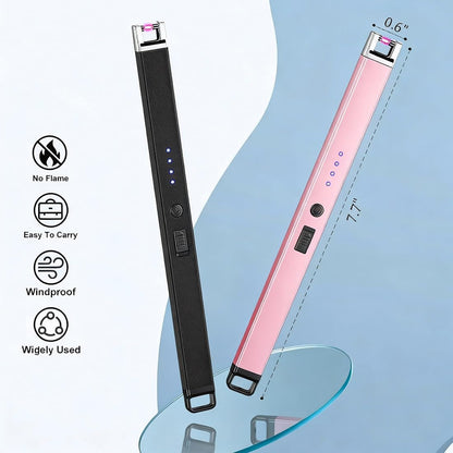 Electric Candle Lighter 2 Pack USB Rechargeable Lighters Plasma Arc Lighter4