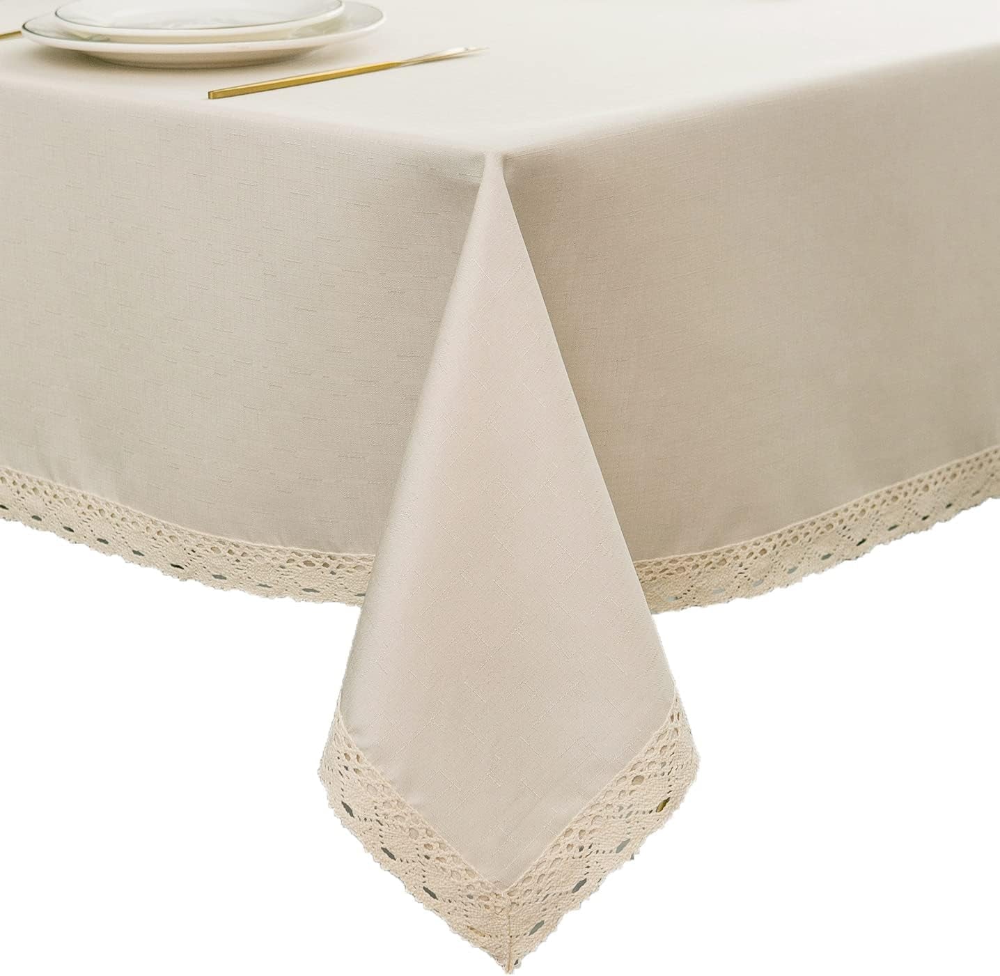 faux-linen-tablecloth-with-lace-trim-waterproof-spill-proof-stain-resistant-wrinkle-free-oil-proof-for-banquet-parties-dinner-kitchen-wedding-holiday-nature-square-70x70inch