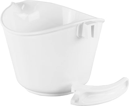 , Batter Bowl with Pour Spout, Non-Slip Base, Erogonomic Space Saving Detachable Handle, 2 QT Heavy Duty Bpa-Free Microwave & Dishwasher Safe, White4