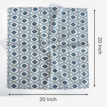 Cloth Napkins Set of 12 Cotton Linen, 20X20 in Moroccan Beauty6
