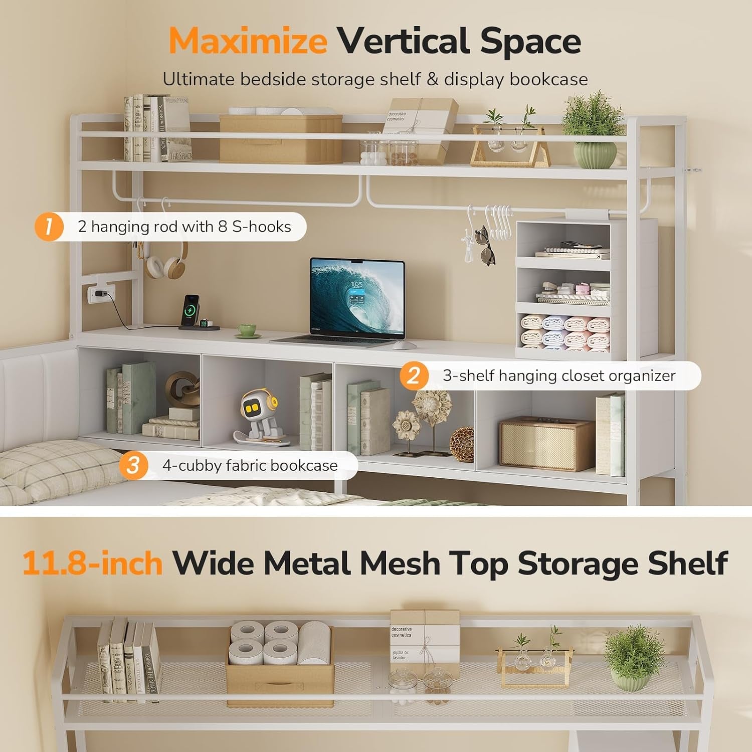 twin-corner-bed-frame-with-tall-storage-bookshelf-5-drawers-power-strips