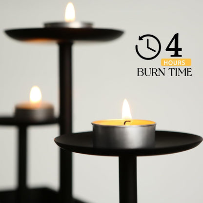 Beewax Tealight Candles 24 Pack, 4 Hour Clean Burn for Home Decor4