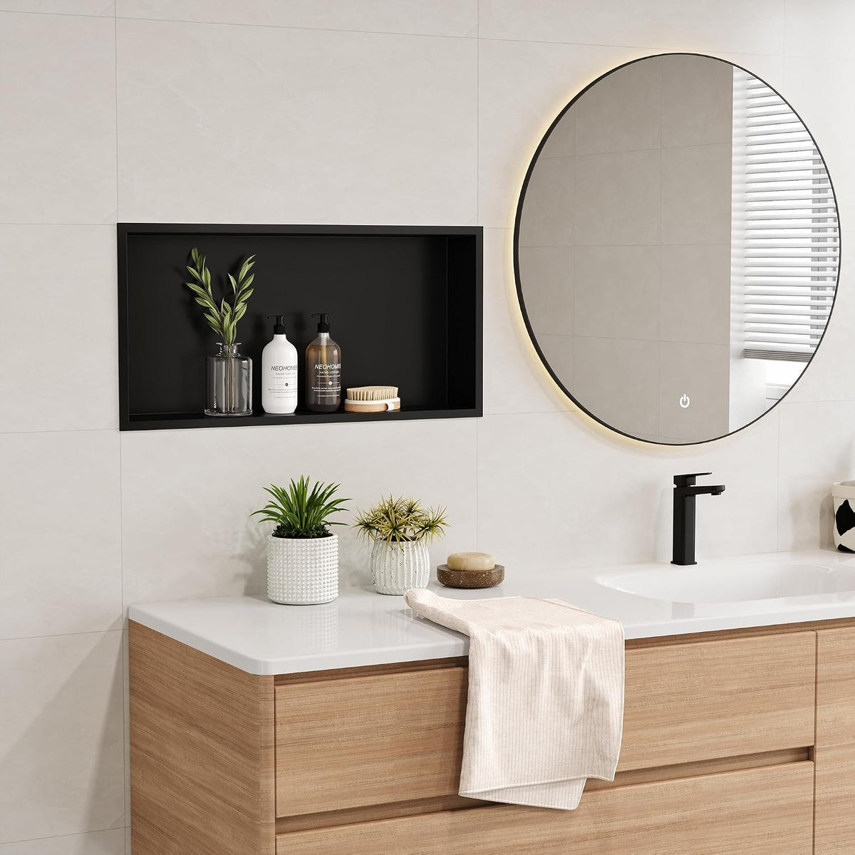 stainless-steel-shower-niche-matte-black-24x12-no-tile-needed
