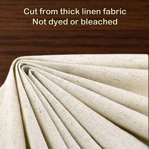 3Pcs Linen Cloth for Bread Baking 14X18 Inches Tea Towels for Baking Sourdough Bread Proofing Towel Pastry Cloth for Dough, Baguettes, Loaves, Pastry, Homemade Bread4