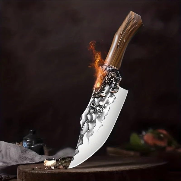 Meat Cleaver,Cleaver Knife 6.3 Inch Kitchen Knife Household Kitchen Knife Forged Chef'S Special Meat Slicing Knife Bone, LAMAJIGA58443