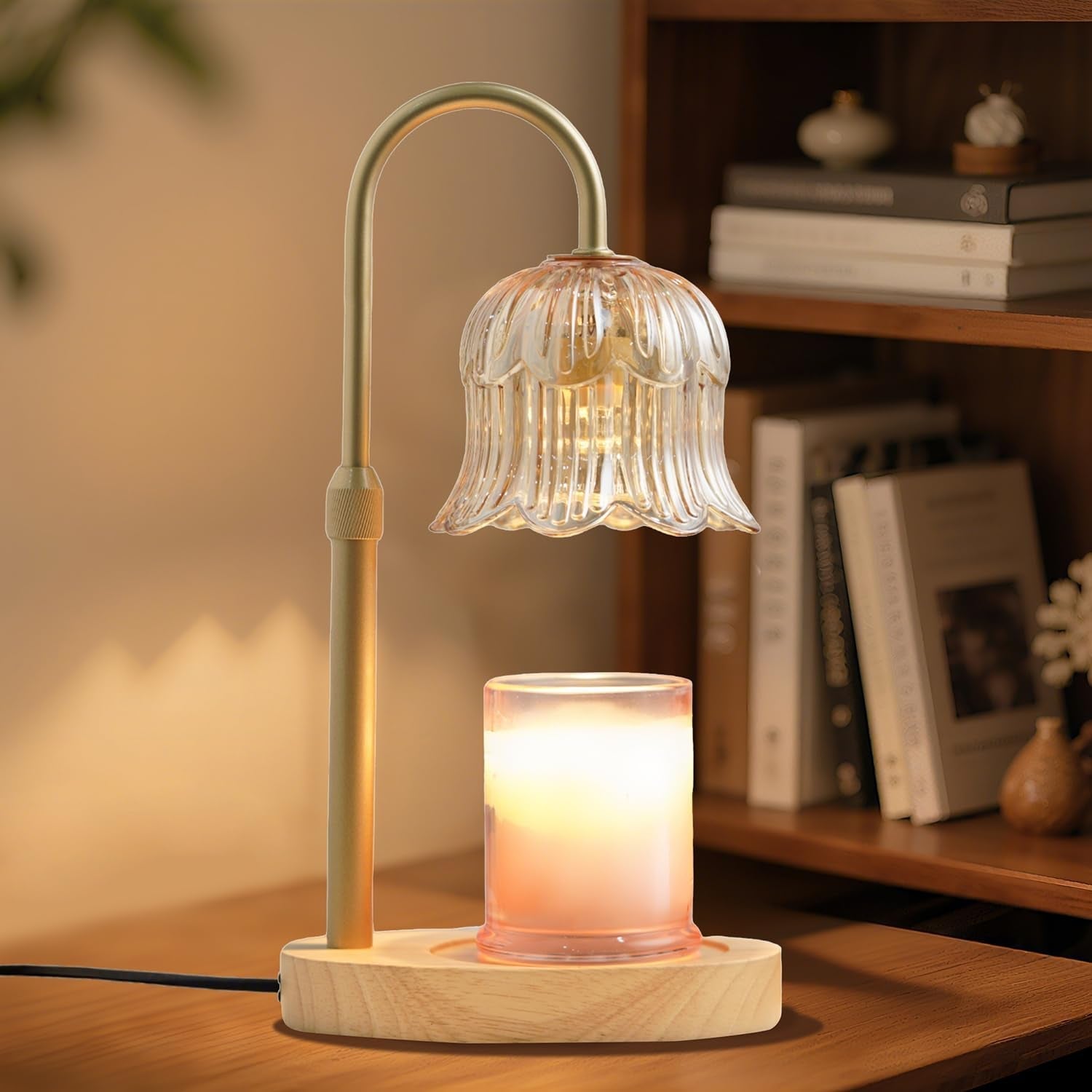 candle-warmer-lamp-with-timer-adjustable-dimmable-height-adjustable-flower-amber-shape-wax-lamp-jar-candles-modern-home-decor-table-lights-bedroom-decor