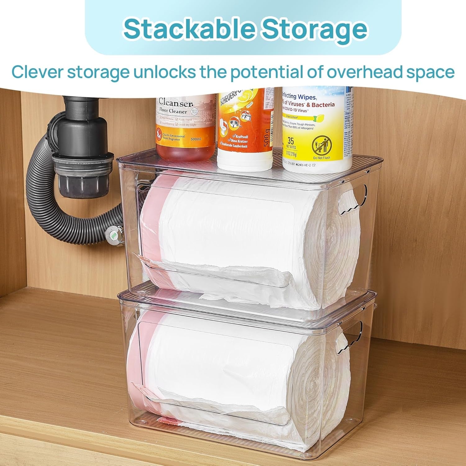 2-pack-clear-trash-bag-holder-stackable-garbage-bag-dispenser