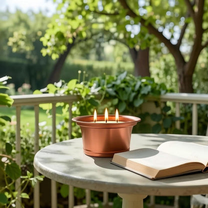 Citronella Candles Outdoor, 2 Pack Large Citronella Candles, Three Wick Lemongrass Candle Set, Natural Soy Wax Candle, Long Burning Outdoor Candle for Patio Garden Camping Indoor Home Decor8