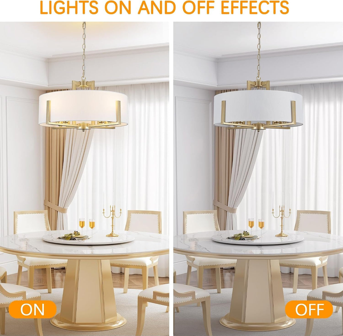 20in-gold-drum-chandelier-8-light-modern-white-fabric-adjustable