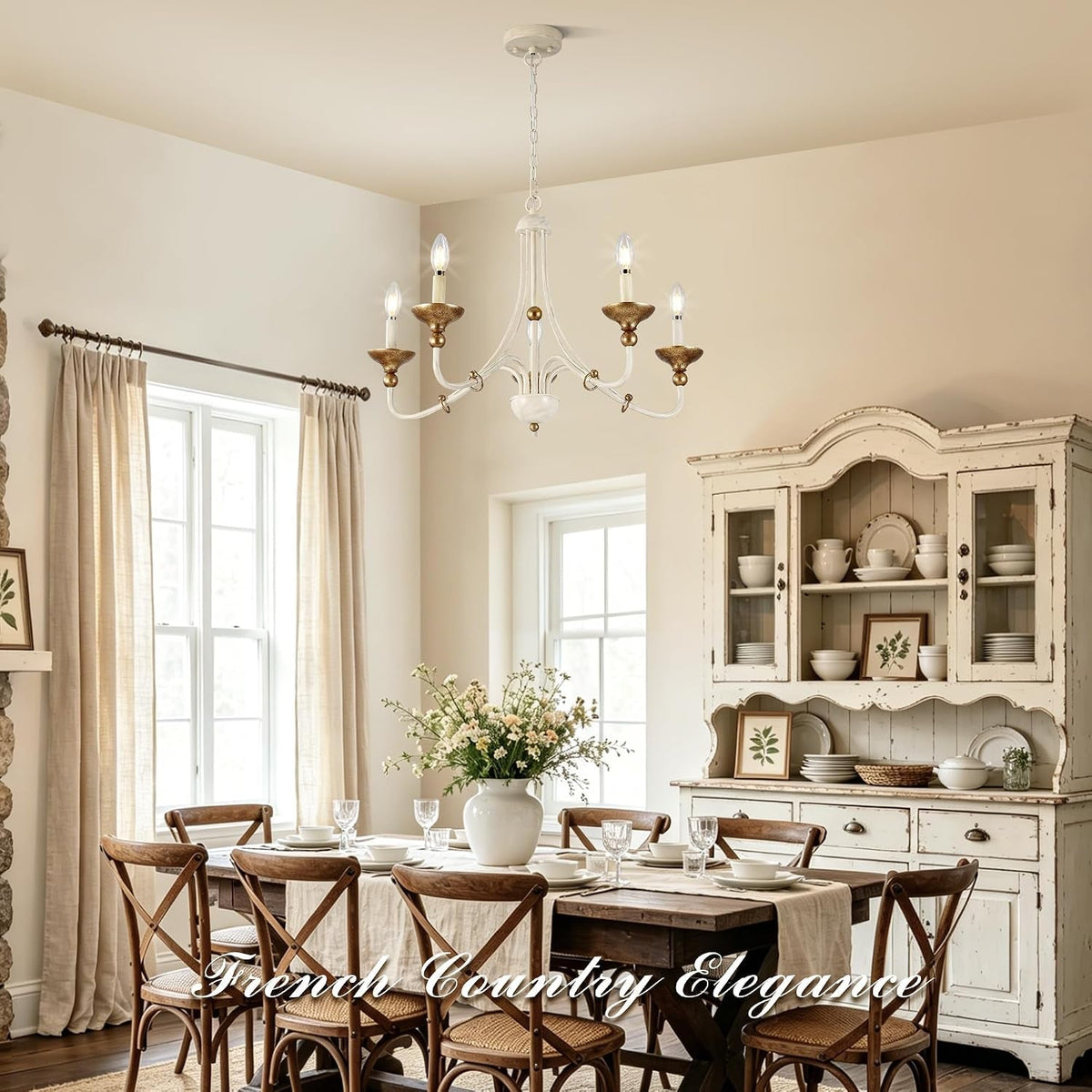 27-1-french-country-chandeliers-for-dining-room-5-light-farmhouse-candle-chandelier-rustic-vintage-white-antique-gold-metal-pendant-light-fixture-for-kitchen-island-bedroom-living-room-foyer