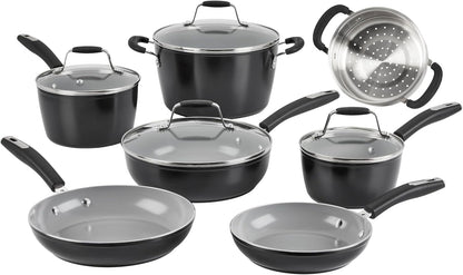 , 11-Pc Intermix™ Ceramic Nonstick Set, 59SB-11BK1