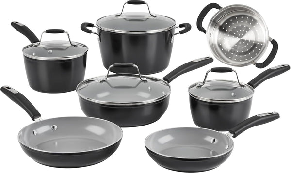 , 11-Pc Intermix™ Ceramic Nonstick Set, 59SB-11BK1