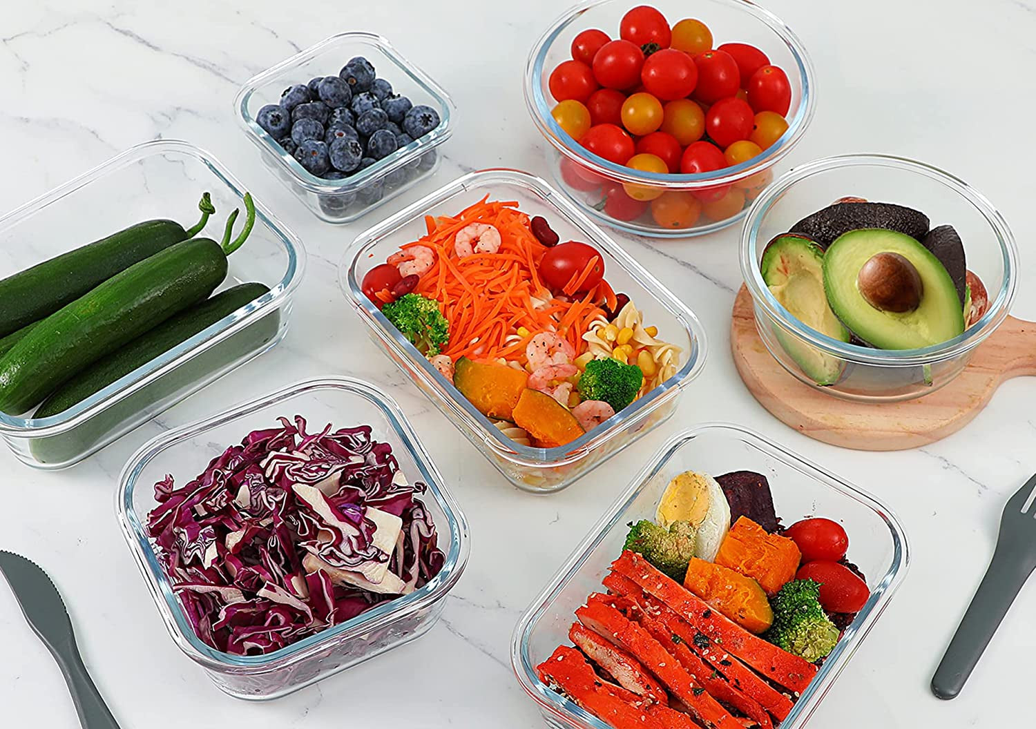 24-piece-glass-food-storage-containers-with-lids-gray