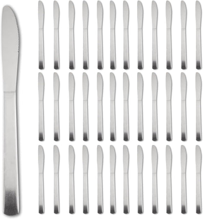 72 PCS Dinner Knifes Set - Windsor Stainless Steel Table Knives 8.7 Inch with Dishwasher Safe Butter Knives,Metal Butter Knofe,Dinner Knife Silverware for Home,Kitchen or Restaurant1