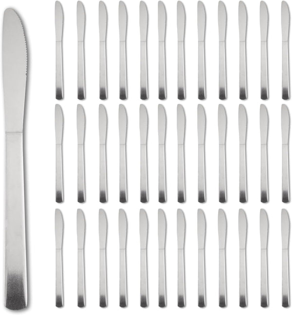72 PCS Dinner Knifes Set - Windsor Stainless Steel Table Knives 8.7 Inch with Dishwasher Safe Butter Knives,Metal Butter Knofe,Dinner Knife Silverware for Home,Kitchen or Restaurant1