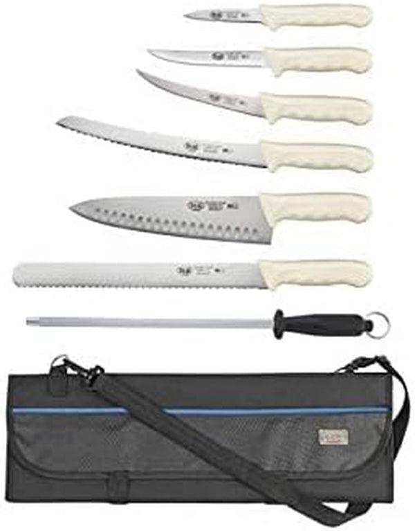 KWP-KIT1, 7-Piece Stal Cutlery Set with Storage Bag, NSF, Knife Set, Kitchen Knives1