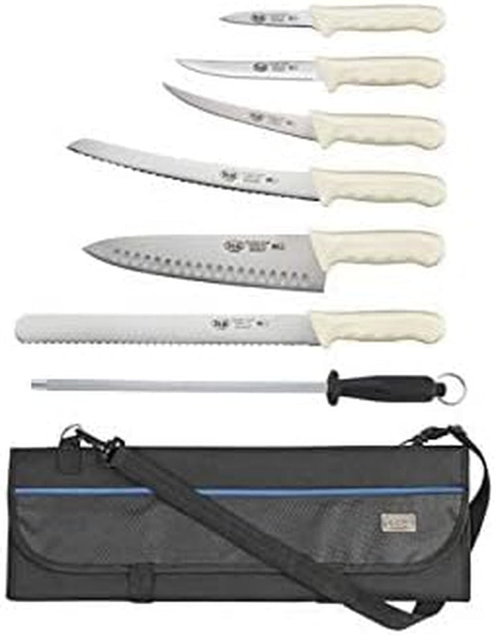 KWP-KIT1, 7-Piece Stal Cutlery Set with Storage Bag, NSF, Knife Set, Kitchen Knives