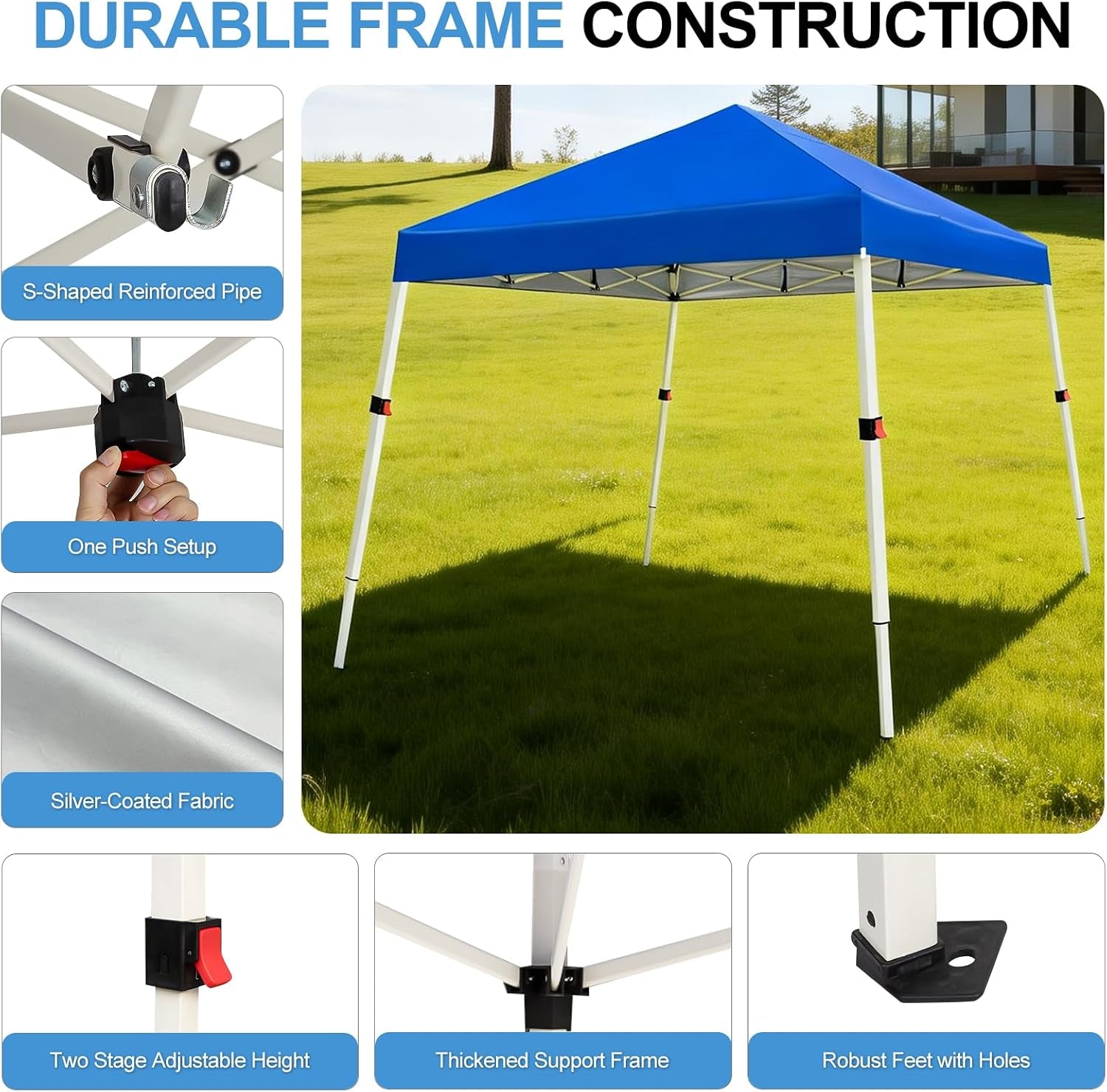 10x10-slant-legs-pop-up-canopy-tent-1-button-push-setup-canopy-tent-adjustable-height-instant-portable-shelter-protable-backpack-easy-outdoor-sun-shade-for-events-8x8-top-blue